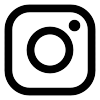 instagram logo black